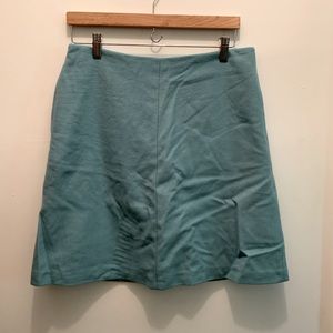 Blue Boden Wool Skirt